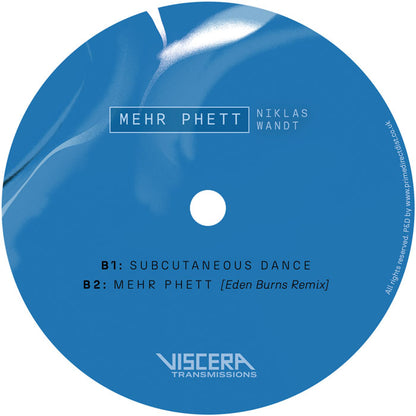 Niklas Wandt - Mehr Phett [12" Vinyl EP, Black, Side B]