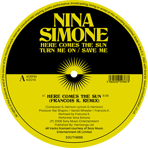 Nina Simone - Remixes [12 Inch Vinyl, South Street, Side A]