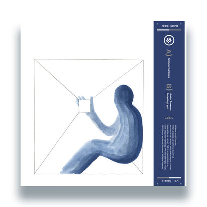 Ocean Moon - Shimmering States [12" Blue Vinyl, Pinchy & Friends, Back Cover]