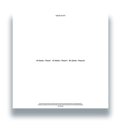 Opal Sunn - Elastic - Vinyl, Back Cover