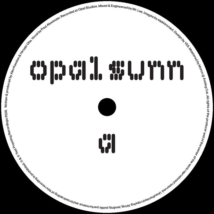 Opal Sunn - Liquid [12 Inch Vinyl, Test Pressing Recordings, Side A]