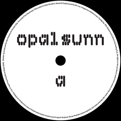 Opal Sunn - Liquid [12 Inch Vinyl, Test Pressing Recordings, Side A]