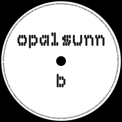 Opal Sunn - Liquid [12 Inch Vinyl, Test Pressing Recordings, Side B]