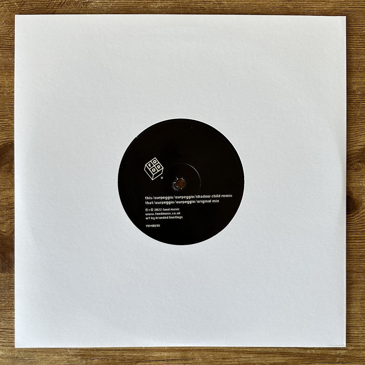 Ourpeggio - Ourpeggio (Incl. Shadow Child Remix) [10 Inch Vinyl, Food Music, Back Side]
