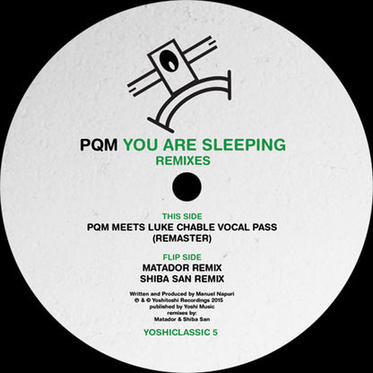 PQM - You Are Sleeping Remixes - 12" Vinyl, A Side