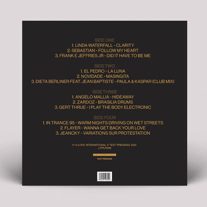 Palms Trax presents…Various Artists - The Sound of Love International #006 - 12" Double LP Vinyl, Back Cover