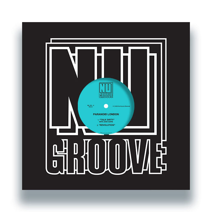 Paranoid London - Talk Dirty / Revolution [12" Vinyl, Nu Groove Records, Front Cover]