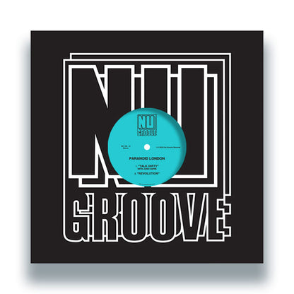 Paranoid London - Talk Dirty / Revolution [12" Vinyl, Nu Groove Records, Front Cover]