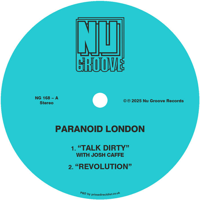 Paranoid London - Talk Dirty / Revolution [12" Vinyl, Nu Groove Records, Side A]