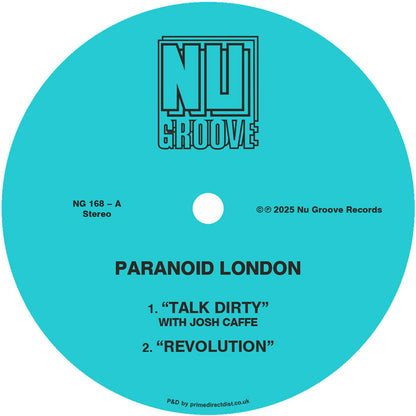 Paranoid London - Talk Dirty / Revolution [12" Vinyl, Nu Groove Records, Side A]