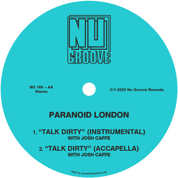 Paranoid London - Talk Dirty / Revolution [12" Vinyl, Nu Groove Records, Side AA]