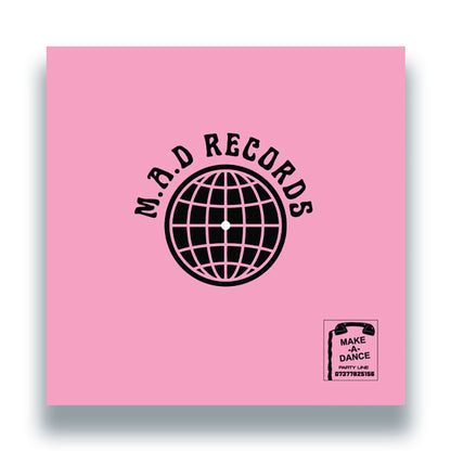 Pascal Moscheni - Make A Romance [12 Inch Vinyl, M.A.D Records, Make A Dance, Back Cover]