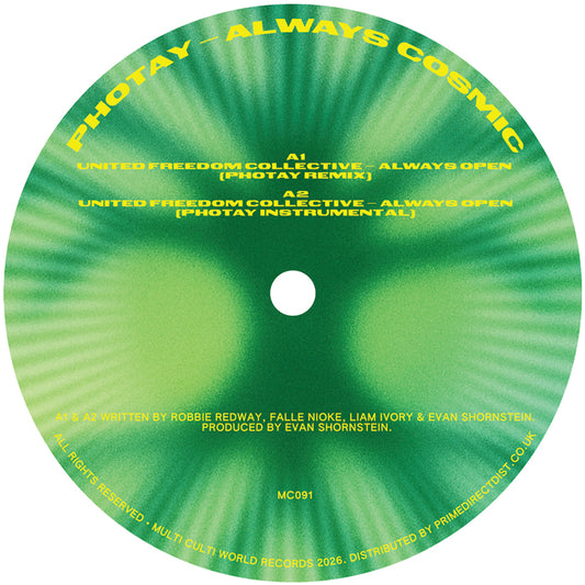 Photay - Always Cosmic [12 Inch Vinyl, Multi Culti Records, Side A]