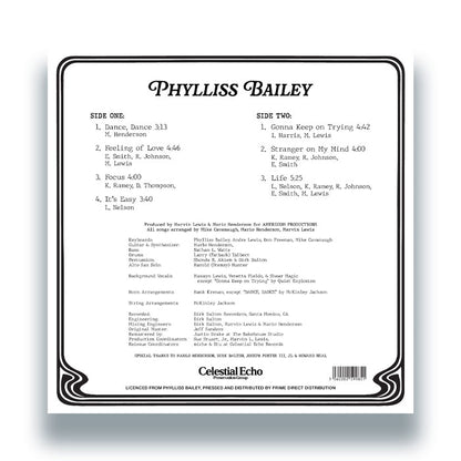 Phylliss Bailey - Phylliss (reissue) [12 Inch Vinyl LP, Celestial Echo, Picture Sleeve, Back Cover]