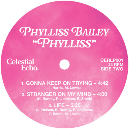 Phylliss Bailey - Phylliss (reissue) [12 Inch Vinyl LP, Celestial Echo, Picture Sleeve, Side Two]
