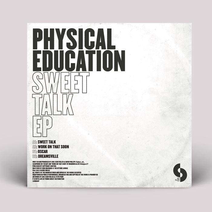 Physical Education - Sweet Talk EP [12 Inch Vinyl, SoSure Music, Back Cover]