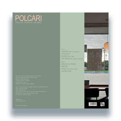 Polcari - I Will Try To Imitate The Birds [12" Vinyl, Hell Yeah Recordings, Back Cover]