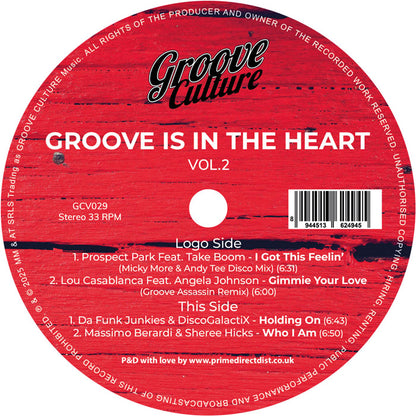 Prospect Park / Lou Casablanca / Da Funk Junkies / Massimo Berardi - Groove Is In The Heart Vol.2 [12" Vinyl, Groove Culture, Side B]