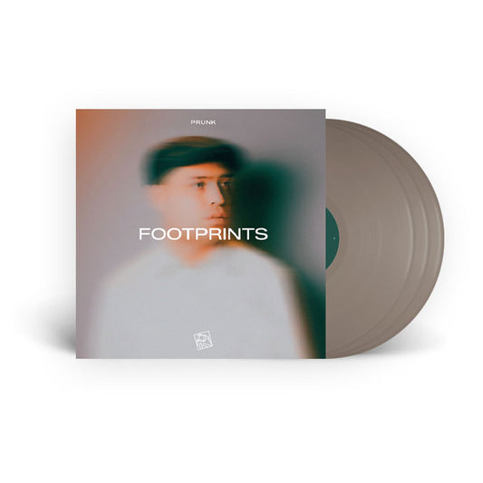 Prunk - Footprints [3x12 Inch Vinyl, 3LP Album, PIV Records, Grey Vinyl, Front Cover]