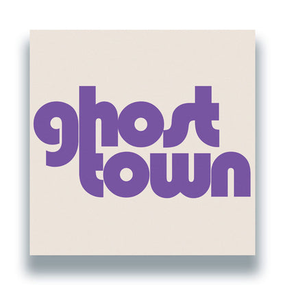 Purple Disco Machine feat. Retrosonix - Ghost Town [12" Vinyl, Sweat It Out, Front Cover]