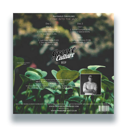 Raffaele Ciavolino - Come Into The Jazz [2x12" Vinyl, Double LP, Groove Culture Deep, Back Cover]