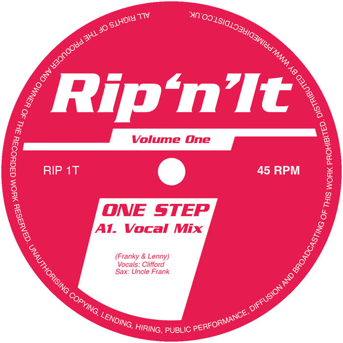 Rip ‘n’ It - One Step [12" Vinyl, Side A]