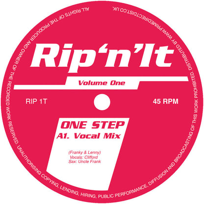 Rip ‘n’ It - One Step [12" Vinyl, Side A]