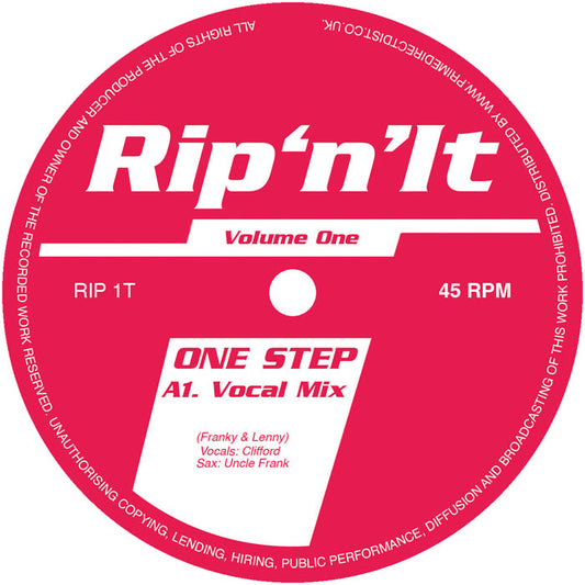 Rip ‘n’ It - One Step [12" Vinyl, Side A]