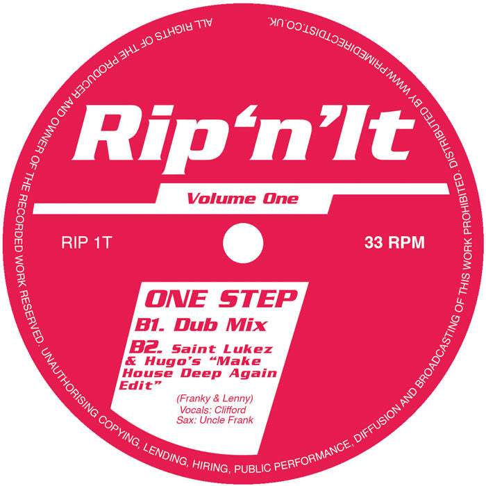 Rip ‘n’ It - One Step [12" Vinyl, Side B]