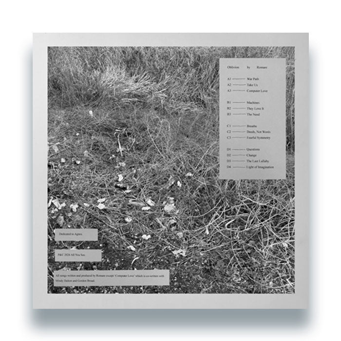 Romare - Oblivion [2x12 Inch Vinyl, Double LP Album, All You See Records, Back Cover]
