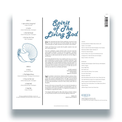 Roslyn & Charles - Spirit Of The Living God - Vinyl LP, Back Cover