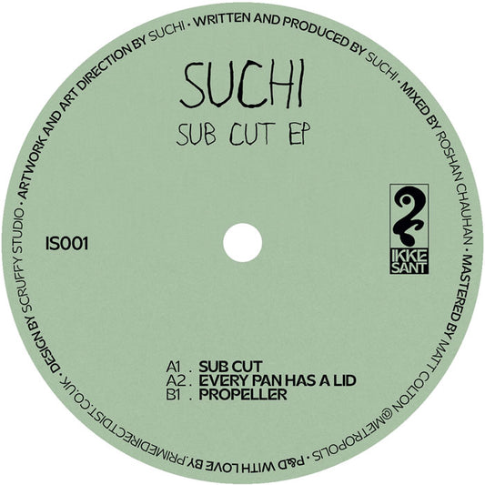 SUCHI - Sub Cut EP [12 Inch Vinyl, Ikke Sant, Side A]