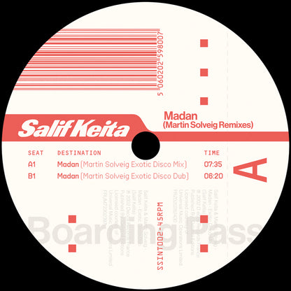 Salif Keita - Madan (Martin Solveig Remixes) - 12" Vinyl, A Side