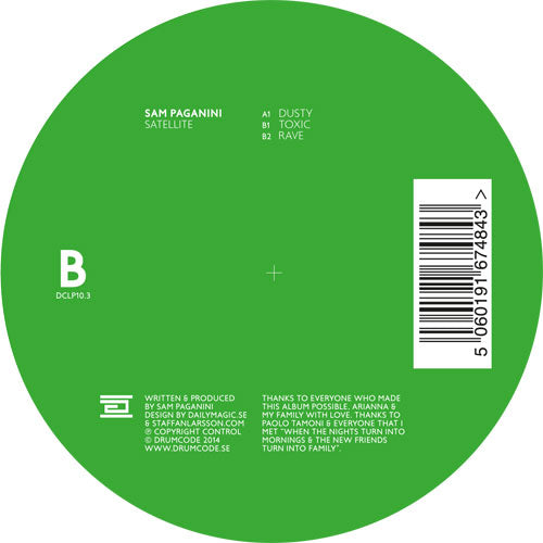 Sam Paganini - Satellite [12 Inch Vinyl, Drumcode Records, Side B]