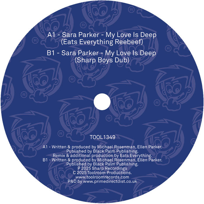 Sara Parker - My Love Is Deep (Eats Everything Reebeef) [12 Inch Vinyl, Toolroom Records, Side B]