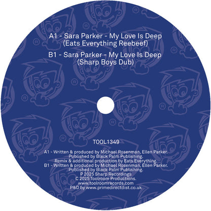 Sara Parker - My Love Is Deep (Eats Everything Reebeef) [12 Inch Vinyl, Toolroom Records, Side B]