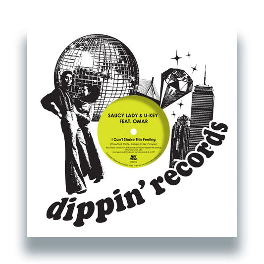 Saucy Lady & U-KEY Featuring Omar - I Can’t Shake This Feeling - 12" Vinyl, Front