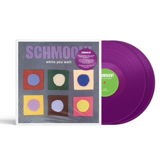 Schmoov! - While You Wait - RSD 2026 - Record Store Day 2026 [2x12 Inch Vinyl, Double LP, Purple Vinyl, Winding Road Records, Front Cover]