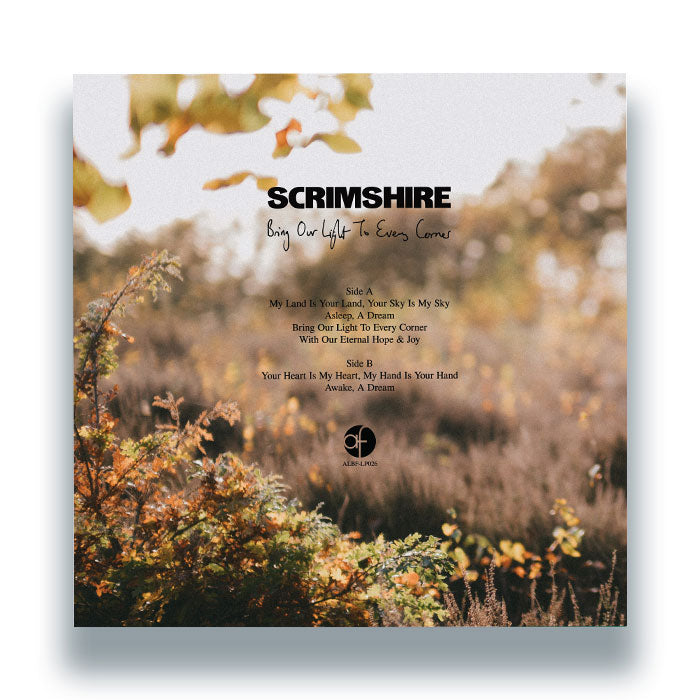 Scrimshire - Bring Our Light To Every Corner [12 Inch Vinyl LP, Albert's Favourites, Back Cover]