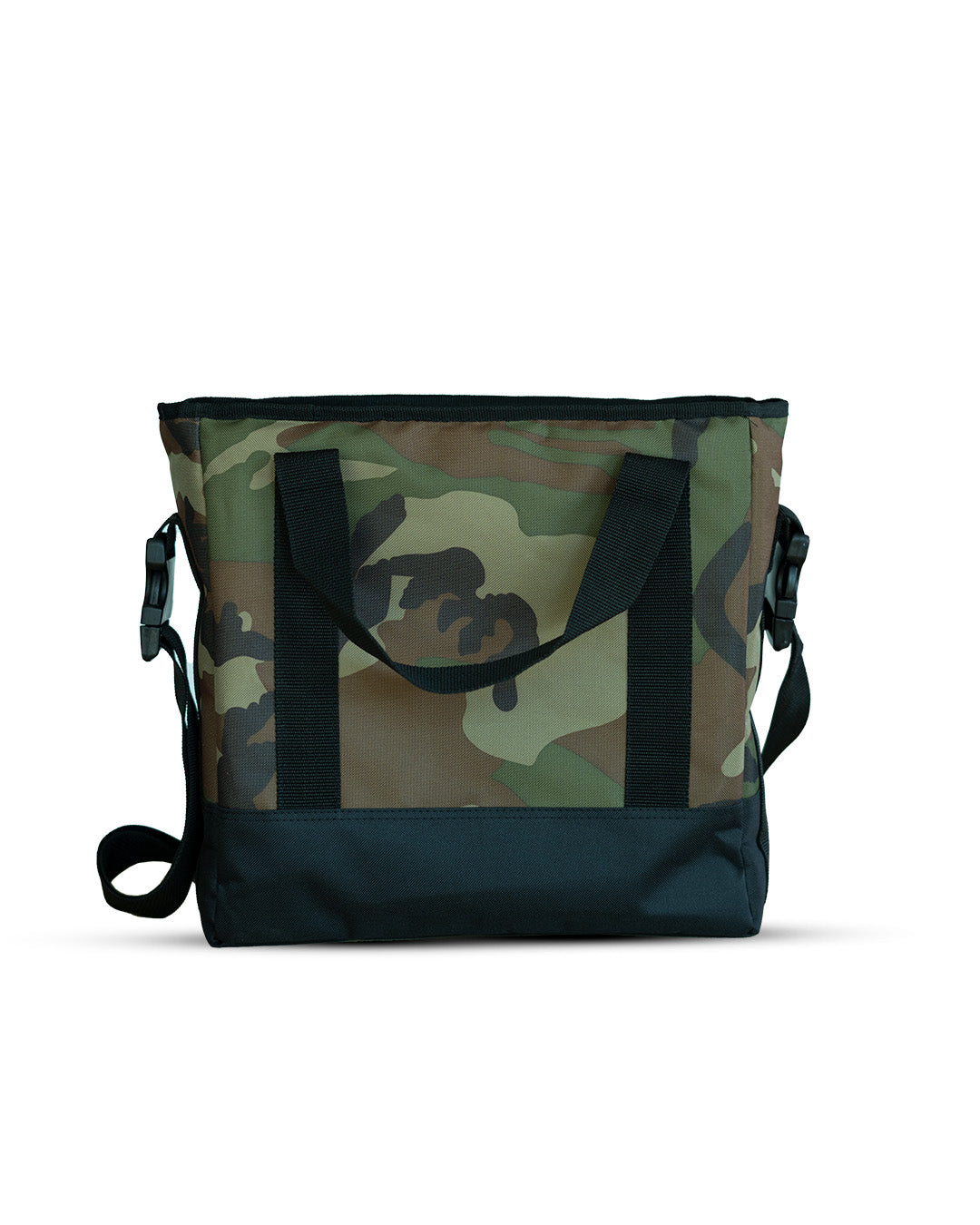 Selektor Messenger Bag, Camo and Black, Back Side
