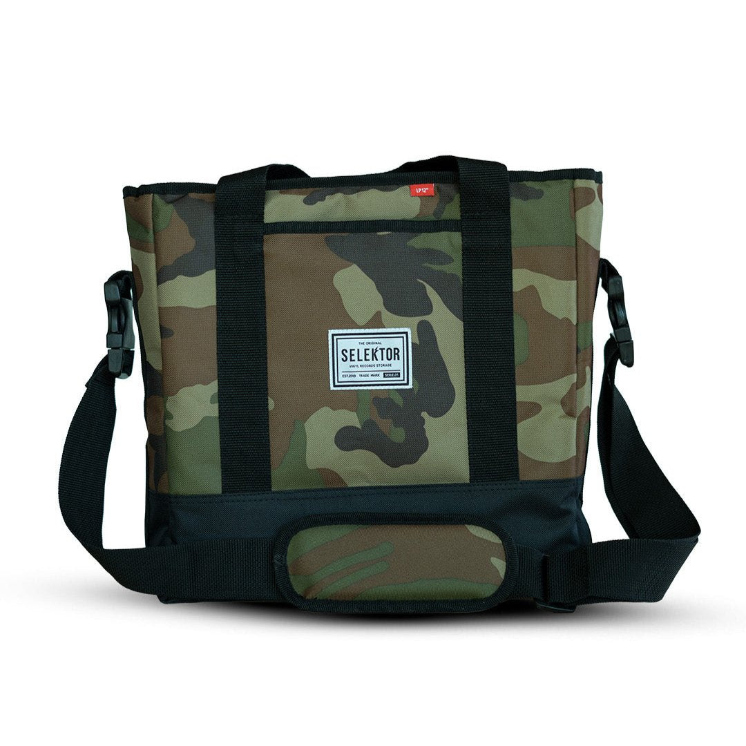 Selektor Messenger Bag, Camo and Black, Front Side