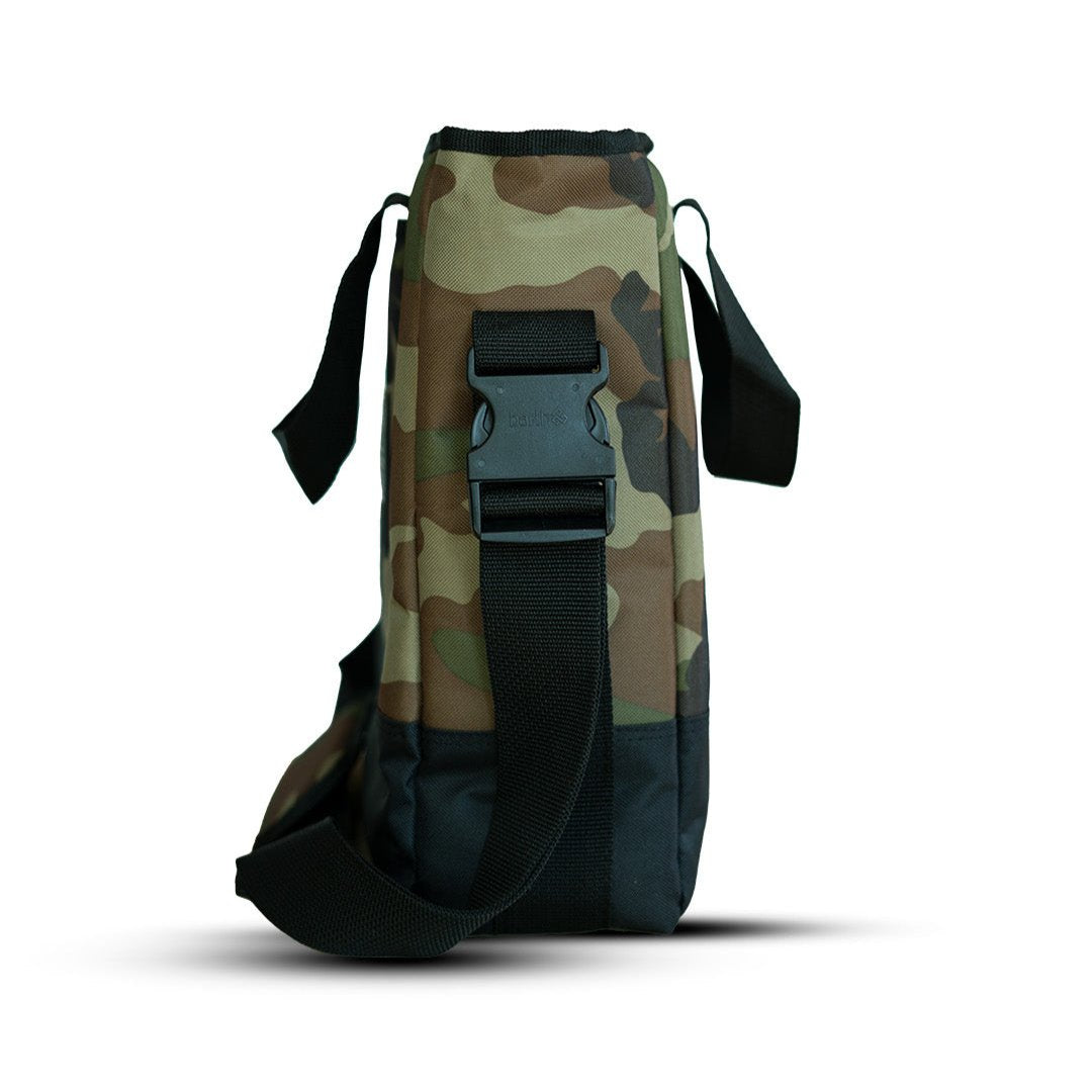 Selektor Messenger Bag, Camo and Black, Side View