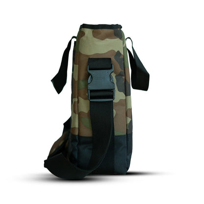 Selektor Messenger Bag, Camo and Black, Side View