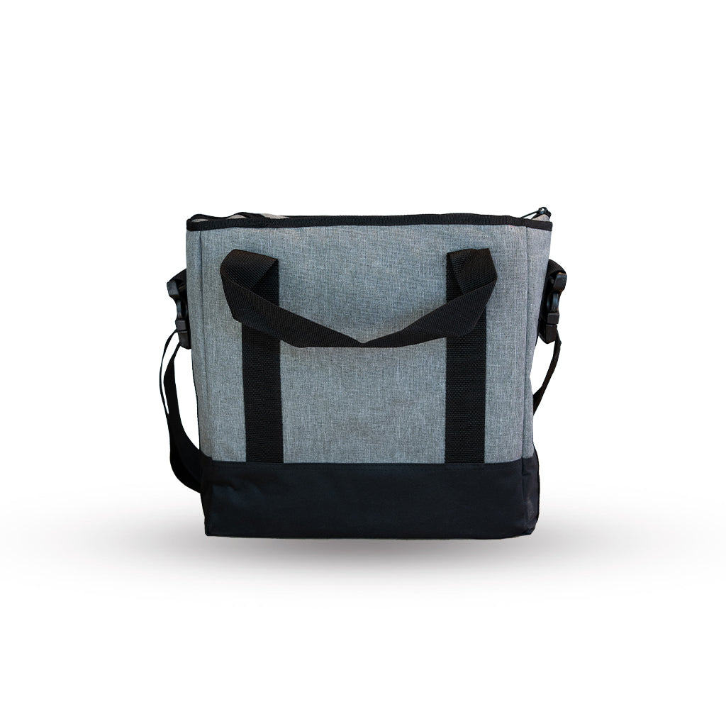 Selektor Messenger Bag, Melee Grey and Black, Back Side