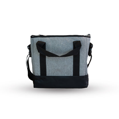 Selektor Messenger Bag, Melee Grey and Black, Back Side