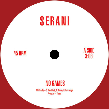 Serani - No Games [7" Vinyl, Red, Side A]