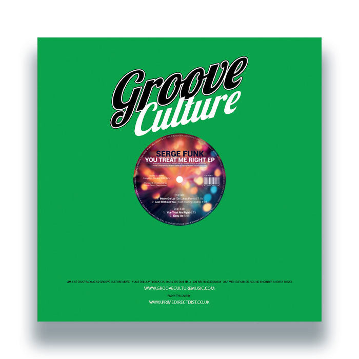 Serge Funk - You Treat Me Right EP [12 Inch Vinyl, Groove Culture, Front Cover]
