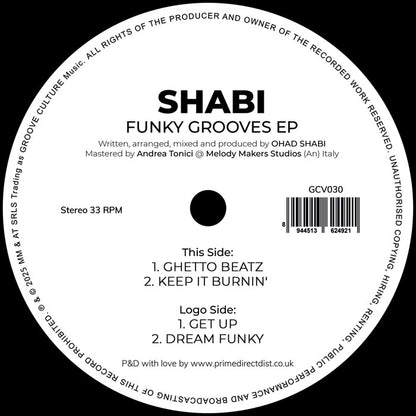 Shabi - Funky Grooves EP [12" Vinyl, Groove Culture, Side B]