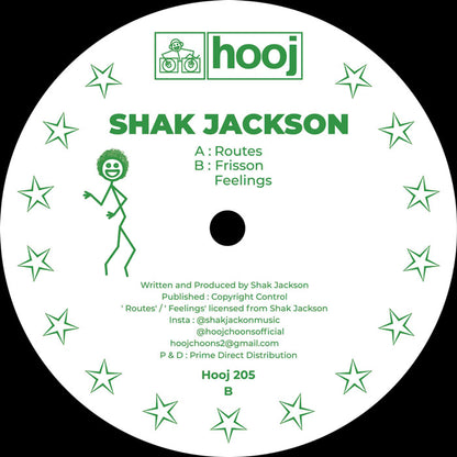 Shak Jackson - Routes [12 Inch Vinyl, HOOJ Records, Side B]