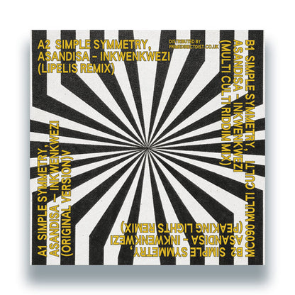 Simple Symmetry & Asandisa - Inkwenkwezi [12 Inch Vinyl, Multi Culti Records, Back Cover]